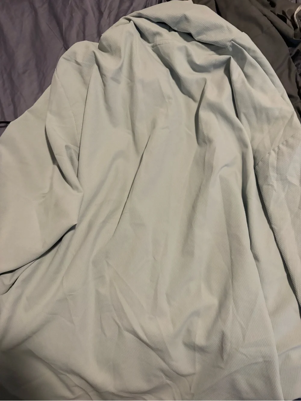 adidas Light Blue Athletic Top with Subtle Logo